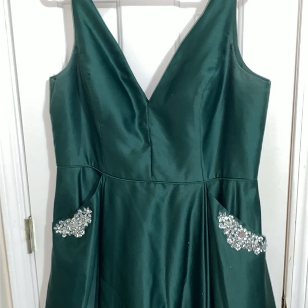 Blondie Nites Green Dress with Embellishments